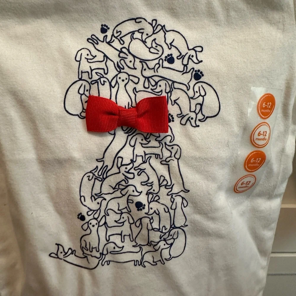 Gymboree - Girls Puppies Bow Graphic Shirt - BNWT!